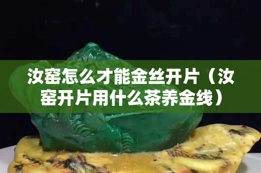 汝窑怎么才能金丝开片（汝窑开片用什么茶养金线）