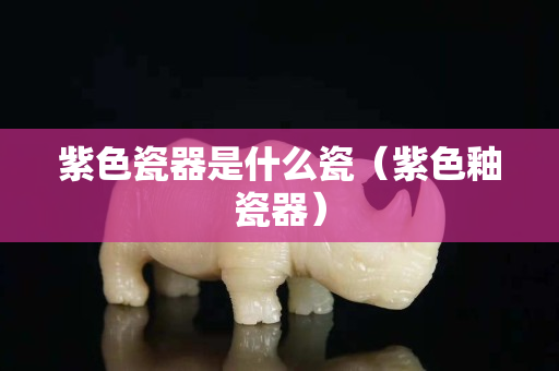 紫色瓷器是什么瓷（紫色釉瓷器）