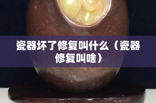 瓷器坏了修复叫什么（瓷器修复叫啥）