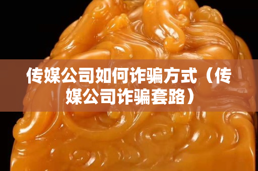 传媒公司如何诈骗方式（传媒公司诈骗套路）