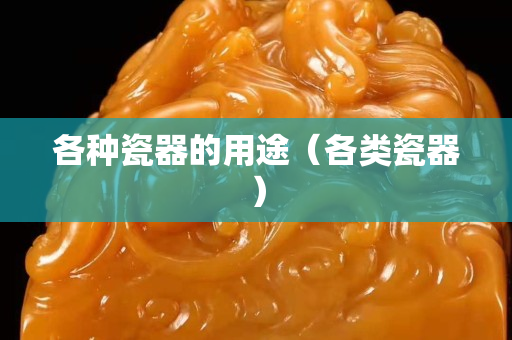 各种瓷器的用途（各类瓷器）