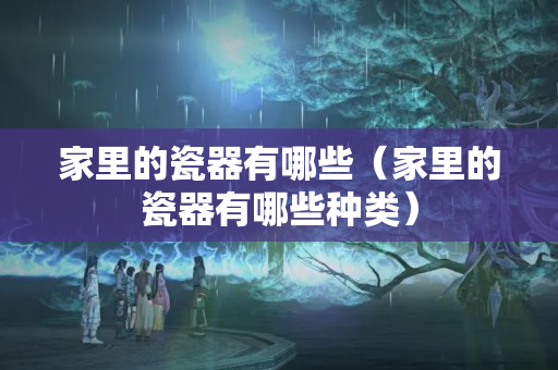家里的瓷器有哪些（家里的瓷器有哪些种类）