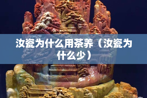 汝瓷为什么用茶养（汝瓷为什么少）