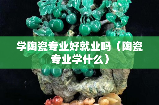 学陶瓷专业好就业吗（陶瓷专业学什么）