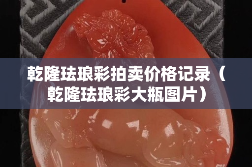 乾隆珐琅彩拍卖价格记录（乾隆珐琅彩大瓶图片）