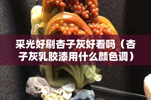 采光好刷杏子灰好看吗（杏子灰乳胶漆用什么颜色调）