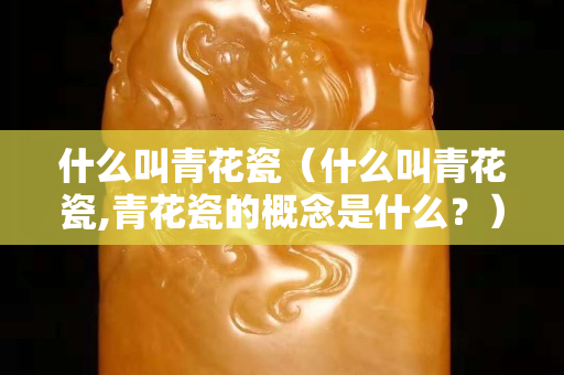 什么叫青花瓷（什么叫青花瓷,青花瓷的概念是什么？）