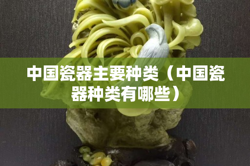 中国瓷器主要种类（中国瓷器种类有哪些）