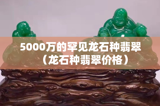 5000万的罕见龙石种翡翠（龙石种翡翠价格）