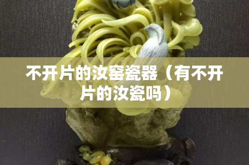 不开片的汝窑瓷器（有不开片的汝瓷吗）