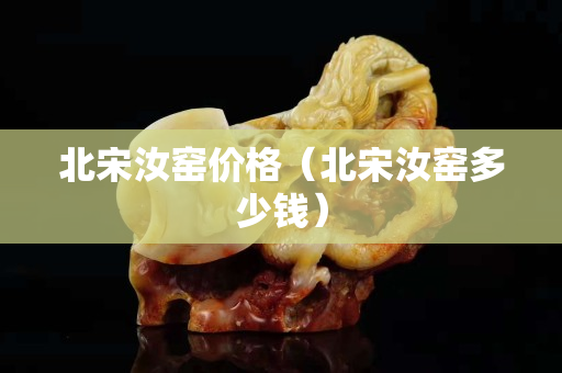 北宋汝窑价格（北宋汝窑多少钱）