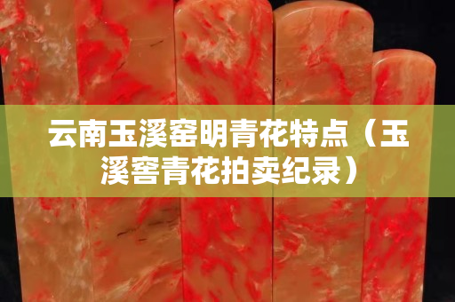 云南玉溪窑明青花特点（玉溪窖青花拍卖纪录）