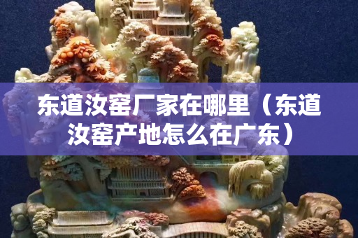 东道汝窑厂家在哪里（东道汝窑产地怎么在广东）