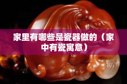 家里有哪些是瓷器做的（家中有瓷寓意）