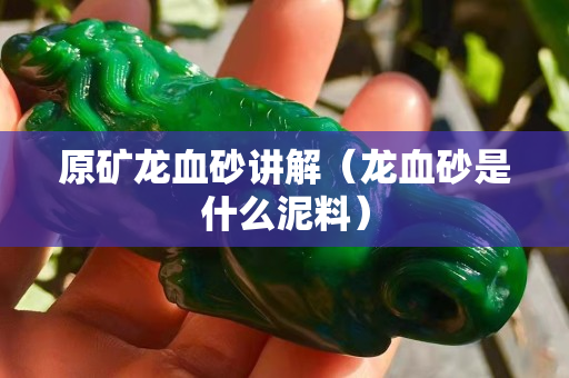 原矿龙血砂讲解（龙血砂是什么泥料）