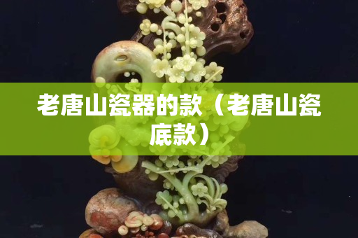 老唐山瓷器的款（老唐山瓷底款）