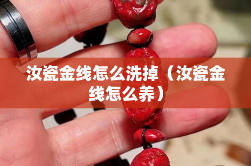汝瓷金线怎么洗掉（汝瓷金线怎么养）