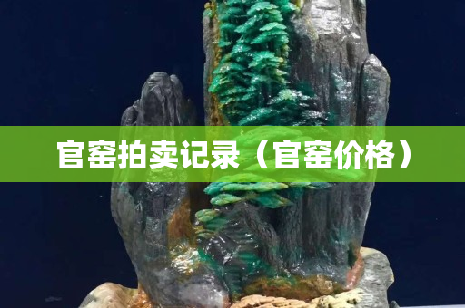 官窑拍卖记录（官窑价格）