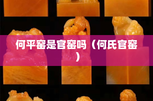 何平窑是官窑吗（何氏官窑）