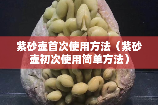 紫砂壶首次使用方法（紫砂壶初次使用简单方法）
