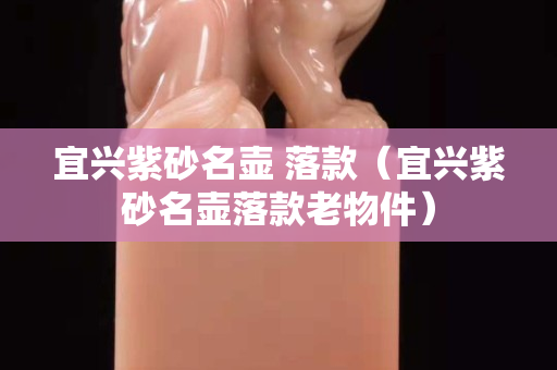 宜兴紫砂名壶 落款（宜兴紫砂名壶落款老物件）