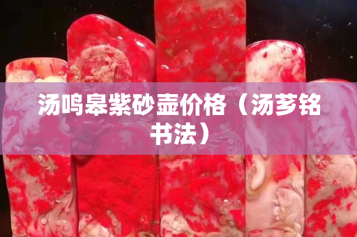 汤鸣皋紫砂壶价格（汤芗铭书法）