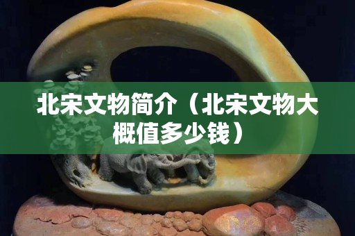 北宋文物简介（北宋文物大概值多少钱）