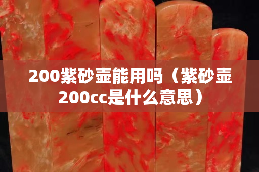 200紫砂壶能用吗（紫砂壶200cc是什么意思）