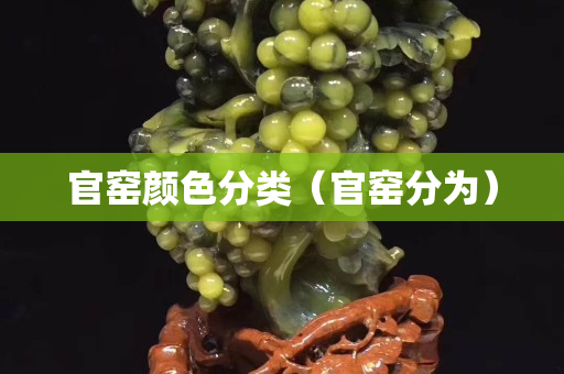 官窑颜色分类（官窑分为）