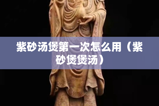 紫砂汤煲第一次怎么用（紫砂煲煲汤）
