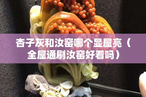杏子灰和汝窑哪个显屋亮（全屋通刷汝窑好看吗）