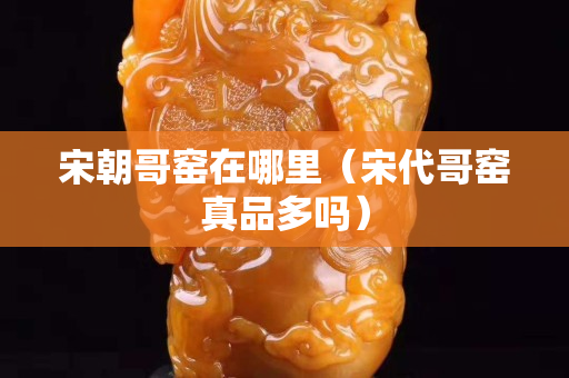 宋朝哥窑在哪里（宋代哥窑真品多吗）