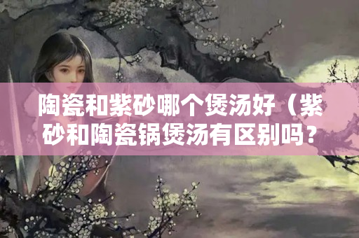 陶瓷和紫砂哪个煲汤好（紫砂和陶瓷锅煲汤有区别吗？）