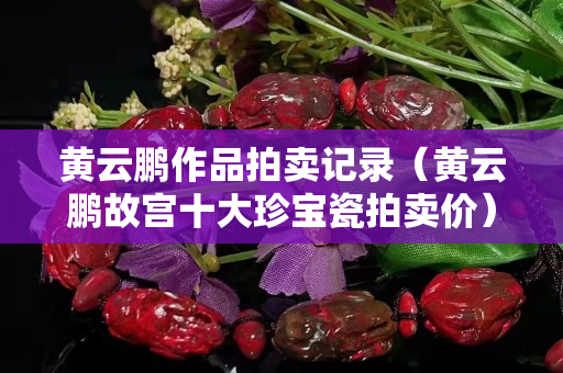 黄云鹏作品拍卖记录（黄云鹏故宫十大珍宝瓷拍卖价）