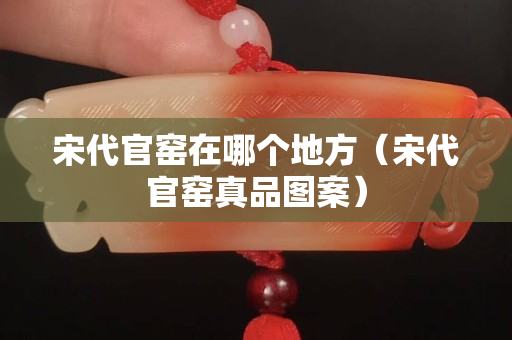 宋代官窑在哪个地方（宋代官窑真品图案）
