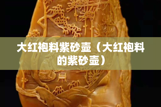 大红袍料紫砂壶（大红袍料的紫砂壶）