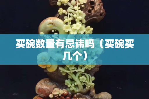 买碗数量有忌讳吗（买碗买几个）