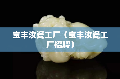 宝丰汝瓷工厂（宝丰汝瓷工厂招聘）