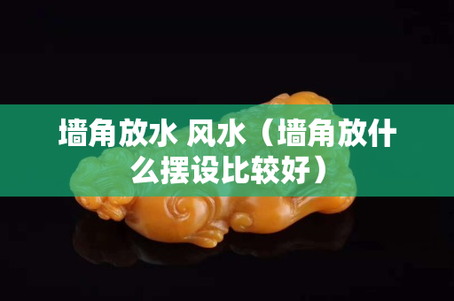 墙角放水 风水（墙角放什么摆设比较好）