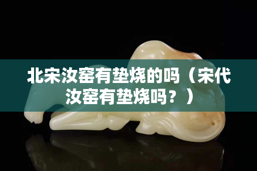 北宋汝窑有垫烧的吗（宋代汝窑有垫烧吗？）