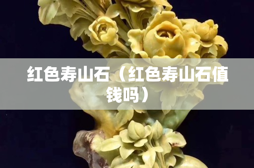 红色寿山石（红色寿山石值钱吗）