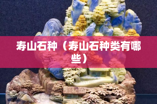 寿山石种（寿山石种类有哪些）