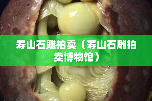 寿山石雕拍卖（寿山石雕拍卖博物馆）