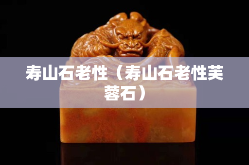 寿山石老性（寿山石老性芙蓉石）