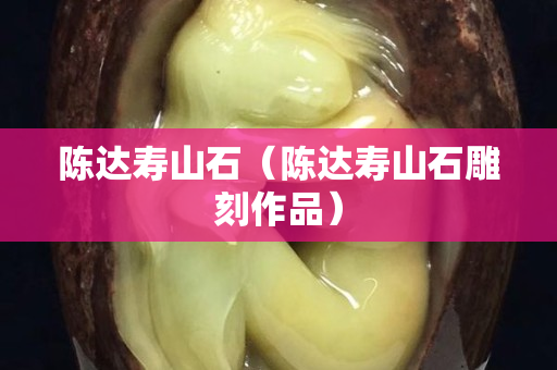 陈达寿山石（陈达寿山石雕刻作品）