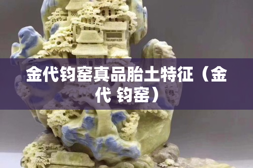 金代钧窑真品胎土特征（金代 钧窑）