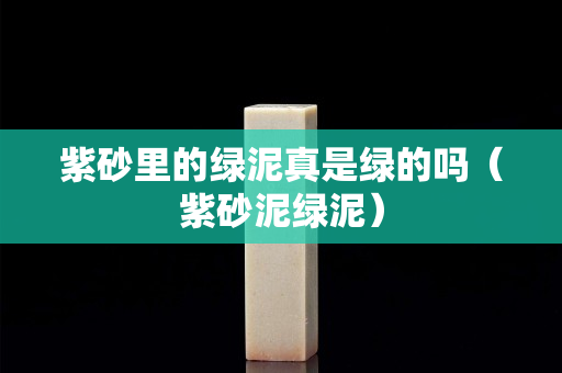 紫砂里的绿泥真是绿的吗（紫砂泥绿泥）