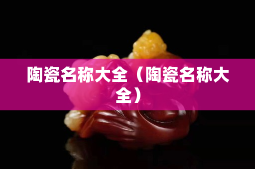 陶瓷名称大全（陶瓷名称大全）