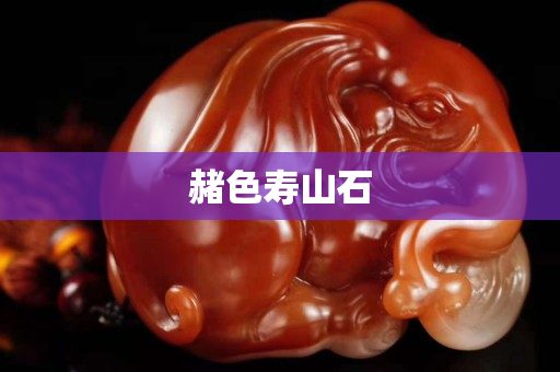 赭色寿山石