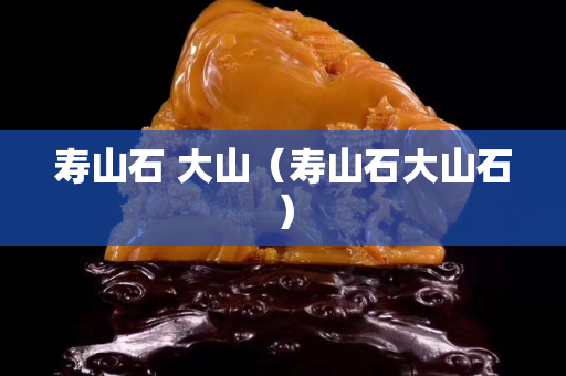 寿山石 大山（寿山石大山石）